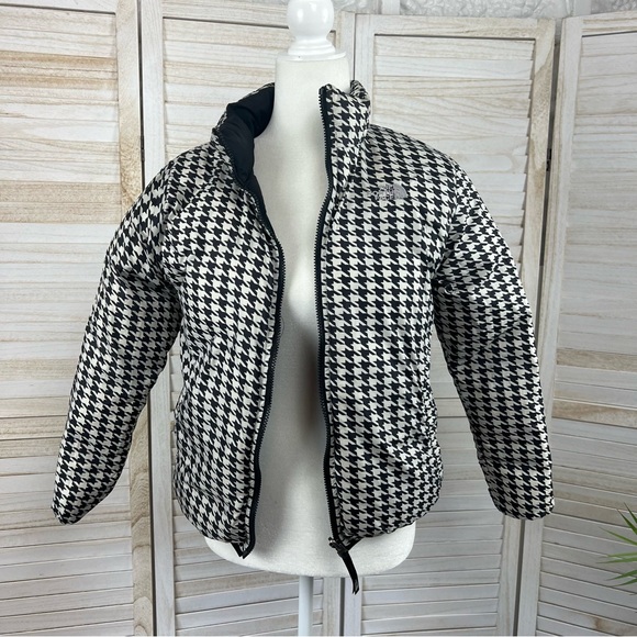 The North Face Other - The North Face Reversible Houndstooth 550 Down Puffer Jacket Parka 14-16